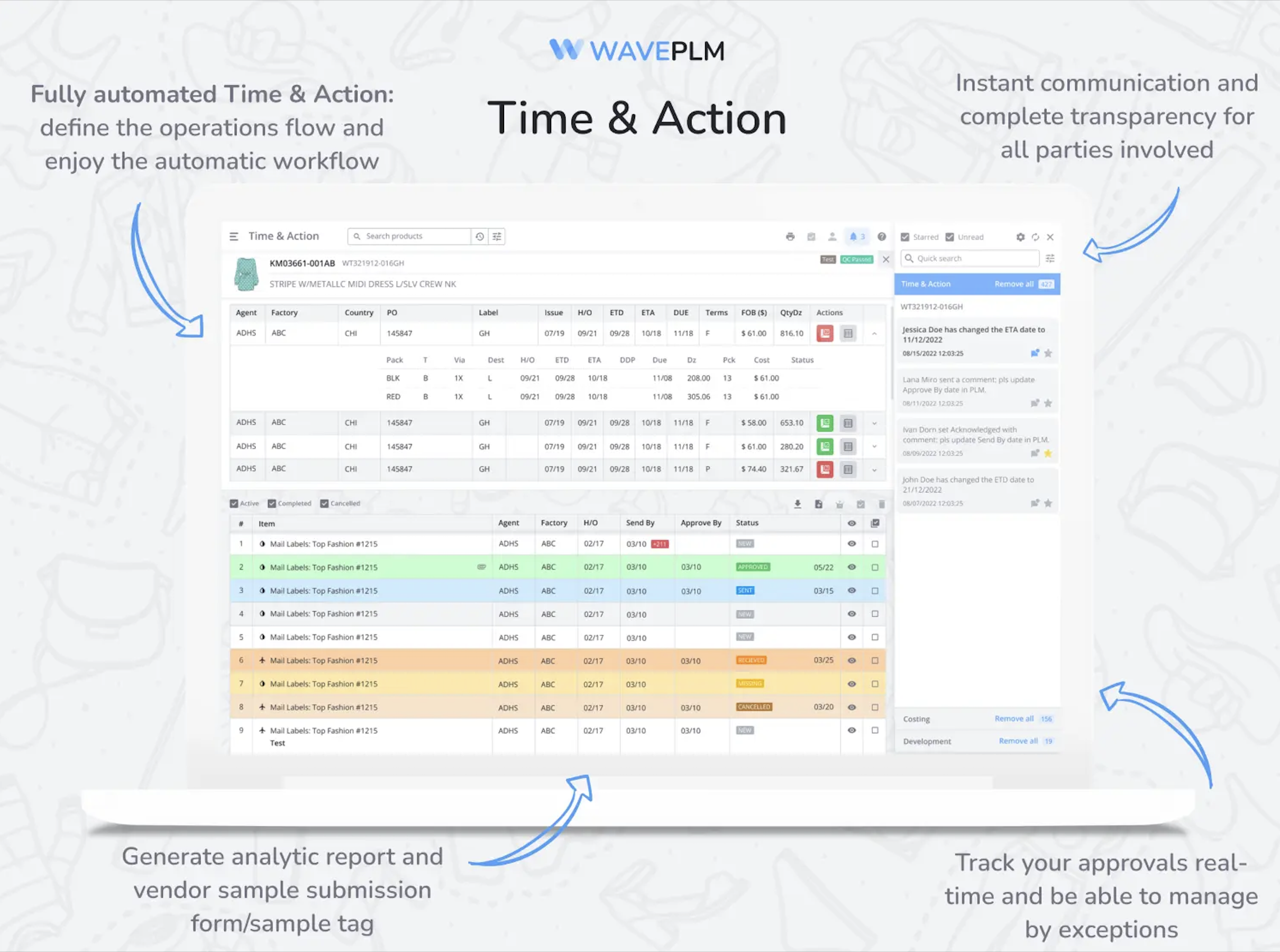 screenshot of Wave PLM